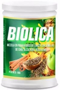 Biolica es un suplemento dietético en forma de polvo que, según el fabricante, debería causar una pérdida de peso